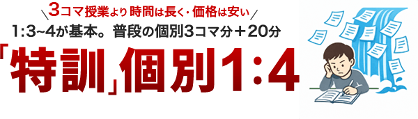 「特訓」個別1:4